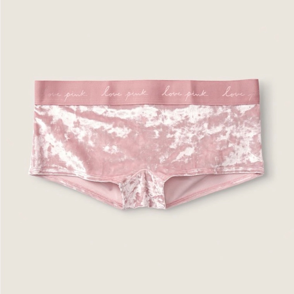 VS PINK Velvet Boyshort (Large)